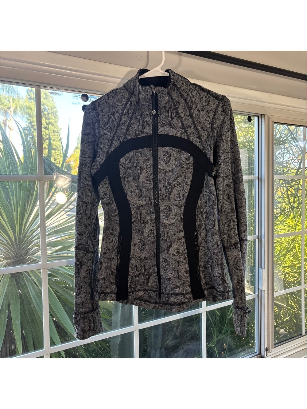 Lulu Lemon Gray Zip-up Hoodie
